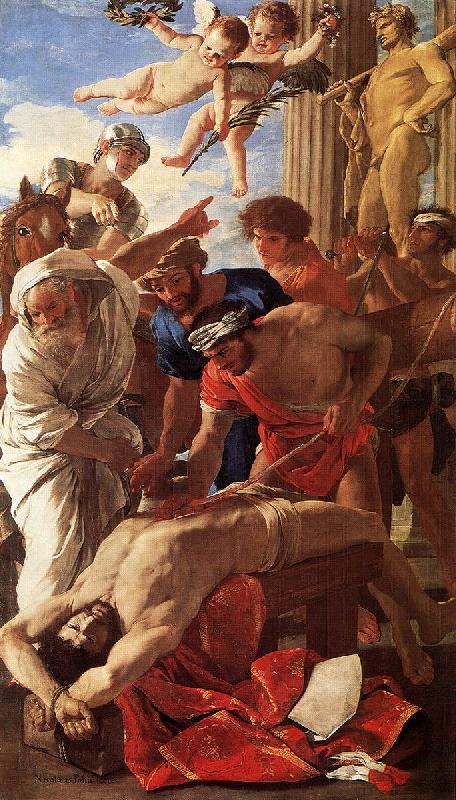 Nicolas Poussin The Martyrdom of St Erasmus Sweden oil painting art